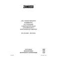 ZANUSSI ZK 21/6 AGO Owners Manual