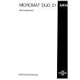 AEG MCDUO21-W/EURO Owners Manual