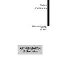 ARTHUR MARTIN ELECTROLUX CV5062 Owners Manual