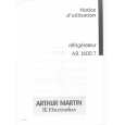 ARTHUR MARTIN ELECTROLUX AR1600T Owners Manual