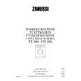 ZANUSSI FJE1204 Owners Manual