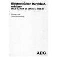 AEG DDLE18,18KW Owners Manual
