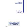 ARTHUR MARTIN ELECTROLUX AW1015L Owners Manual