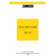 ZANUSSI ZEL63N Owners Manual