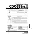 YAMAHA CDX-393MKII Service Manual
