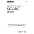 YAMAHA DVD-S657 Owners Manual