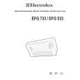 ELECTROLUX EFG733X/CH Owners Manual