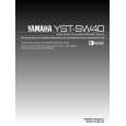 YAMAHA YST-SW40 Owners Manual