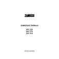 ZANUSSI ZFC275 Owners Manual