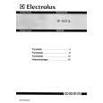 ELECTROLUX TF1107A Owners Manual