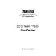 ZANUSSI ZCG7680BKN Owners Manual