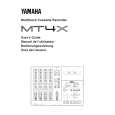 YAMAHA MT4X Owners Manual