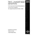 AEG LAV6550SENS. Owners Manual