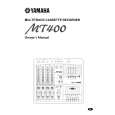 YAMAHA MT400 Owners Manual