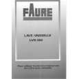 FAURE LVN260W Owners Manual