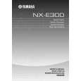 YAMAHA NX-E300 Owners Manual