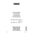 ZANUSSI ZT 1504-1 R Owners Manual