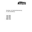 JUNO-ELECTROLUX JDU1450E Owners Manual