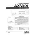 YAMAHA AX-V401 Service Manual