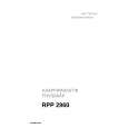 ROSENLEW RPP2960 Owners Manual