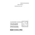 THERMA SGK O/54.2 RC Owners Manual