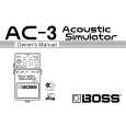 BOSS AC-3 Owners Manual