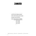 ZANUSSI ZI5193 Owners Manual