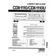 YAMAHA CDX1110/U Service Manual