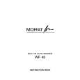 MOFFAT WF40W Owners Manual