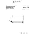 ELECTROLUX EFP536/CH Owners Manual