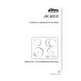 JUNO-ELECTROLUX JIK 920E Owners Manual