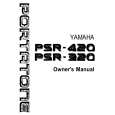 YAMAHA PSR-320 Owners Manual