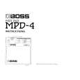 BOSS MPD-4 Owners Manual