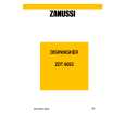 ZANUSSI ZDT6052 Owners Manual
