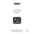 ZANUSSI ZKT663LX 14A Owners Manual