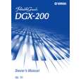 YAMAHA DGX-200 Owners Manual