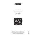 ZANUSSI ZKT663 LX /HI Owners Manual