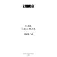 ZANUSSI ZBM 764 Owners Manual