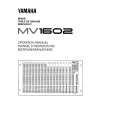 YAMAHA MV1602 Owners Manual