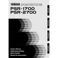 YAMAHA PSR-2700 Owners Manual