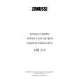 ZANUSSI HM216X Owners Manual