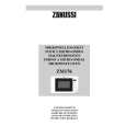 ZANUSSI ZM176X Owners Manual