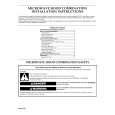 WHIRLPOOL KHMS2056SBL0 Installation Manual