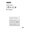 YAMAHA MX12 Owners Manual