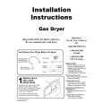 WHIRLPOOL PDGT910AWW Installation Manual