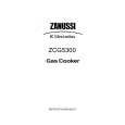 ZANUSSI ZCG5300SVN Owners Manual