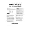 YAMAHA MCX-10 Owners Manual
