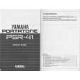 YAMAHA PSR-41 Owners Manual