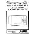 ZANUSSI MW1135 Owners Manual