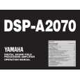 YAMAHA DSP-A2070 Owners Manual